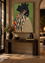 Load image into Gallery viewer, KWAME | Black Man Wall Art | Classic Semi-Glossy Paper Wooden Framed Poster