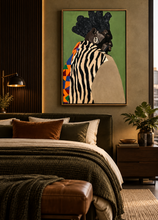 Load image into Gallery viewer, KWAME | Black Man Wall Art | Classic Semi-Glossy Paper Wooden Framed Poster