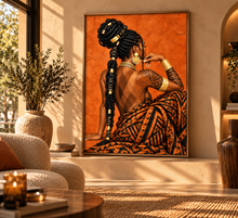 Load image into Gallery viewer, LOCS and MELANIN Afrocentric Art Set | Faceless Cubism Portraits (Digital Download)