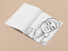 Load image into Gallery viewer, Ebony Divine Feminine Coloring Pages: Black Women Art, Mindfulness (Digital Download)