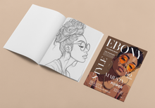 Load image into Gallery viewer, Ebony Divine Feminine Coloring Pages: Black Women Art, Mindfulness (Digital Download)