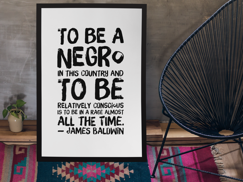 JAMES BALDWIN Wall Art Canvas