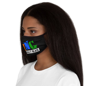 LIVING UNAPOLOGETICALLY BLACK Fitted Adult Face Mask