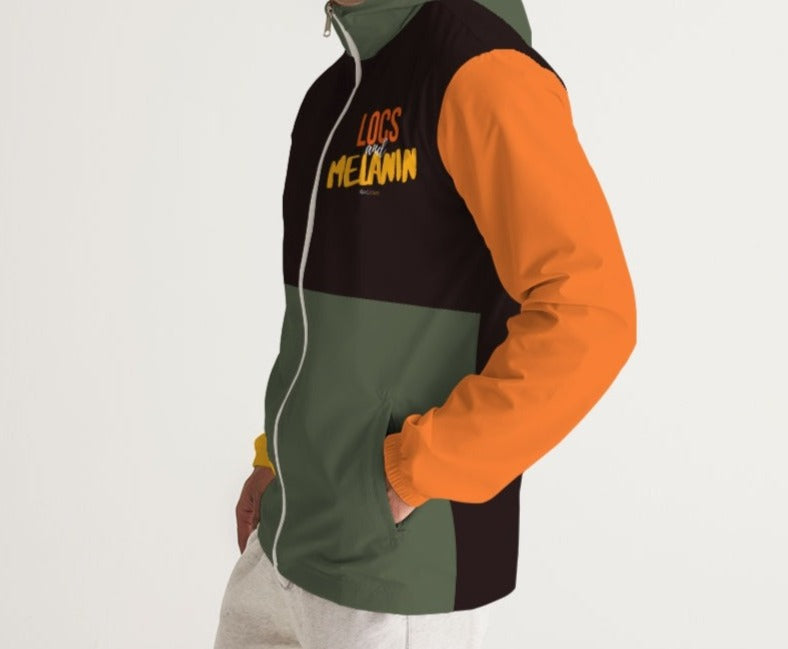 LOCS and MELANIN Men's Windbreaker