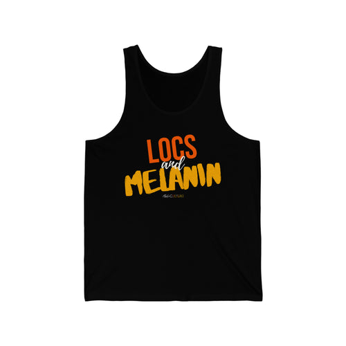 LOCS and MELANIN Unisex Jersey Tank