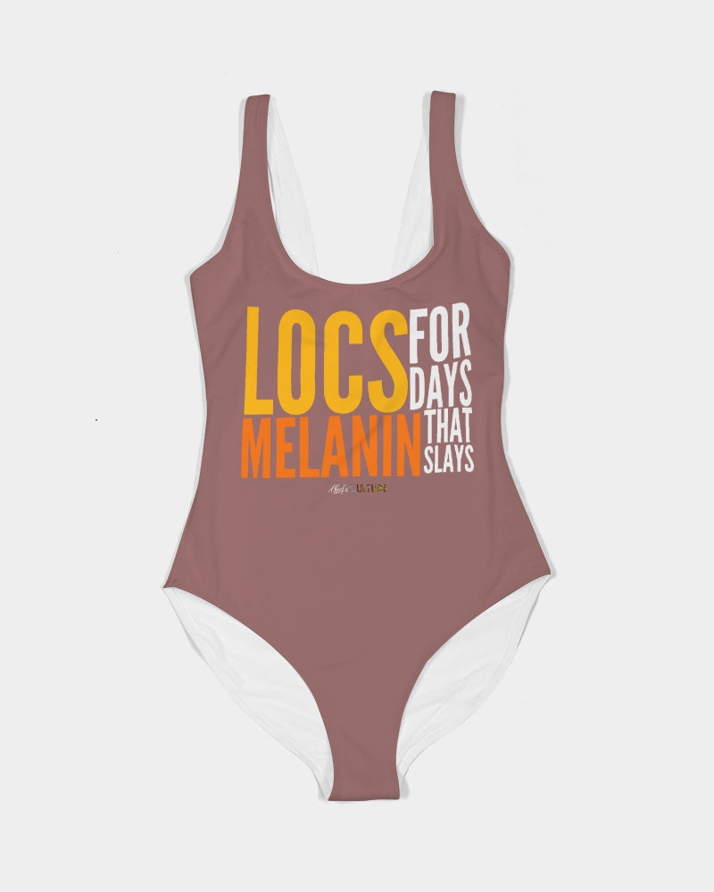 LOCS FOR DAYS Women's One-Piece Swimsuit