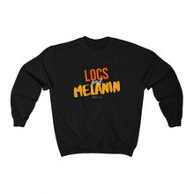 Load image into Gallery viewer, LOCS and MELANIN Unisex Sweatshirt