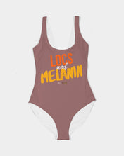 Load image into Gallery viewer, LOCS and MELANIN Women&#39;s One-Piece Swimsuit