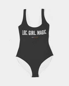 LOC. GIRL. MAGIC. Women's One-Piece Swimsuit