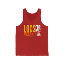 Load image into Gallery viewer, LOCS FOR DAYS Unisex Jersey Tank