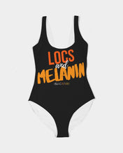 Load image into Gallery viewer, LOCS AND MELANIN SWIMWEAR WOMEN&#39;S ONE-PIECE SWIMSUIT