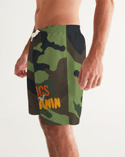 Load image into Gallery viewer, LOCS and MELANIN CAMO Men&#39;s Swim Trunks