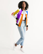 Load image into Gallery viewer, LIVING UNAPOLOGETICALLY BLACK Women&#39;s Bomber Jacket