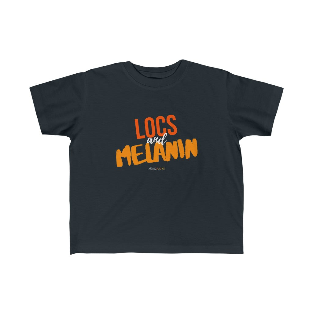 LOCS AND MELANIN Toddler Fine Jersey T-Shirt
