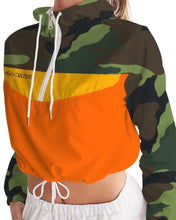 Load image into Gallery viewer, Chief&#39;s CULTURE CAMO Women&#39;s Cropped Windbreaker