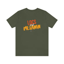Load image into Gallery viewer, LOCS and MELANIN Unisex T-Shirt