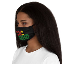 Load image into Gallery viewer, BLACK AND PROUD Adult Fitted Face Mask
