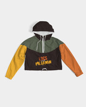 Load image into Gallery viewer, LOCS and MELANIN Women&#39;s Cropped Windbreaker