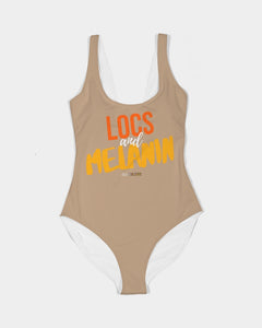 LOCS and MELANIN Women's One-Piece Swimsuit