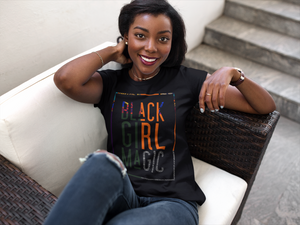 BLACK GIRL MAGIC Women's Slim Fit T-Shirt
