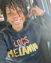 Load image into Gallery viewer, LOCS and MELANIN Unisex Hoodie