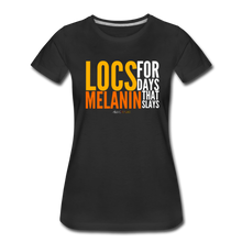 Load image into Gallery viewer, LOCS FOR DAYS Women’s T-Shirt - black