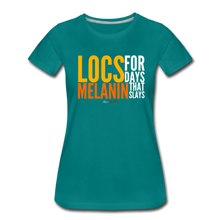 Load image into Gallery viewer, LOCS FOR DAYS Women’s T-Shirt - teal