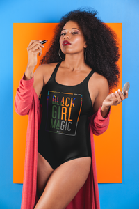 BLACK GIRL MAGIC Women's One-Piece Swimsuit