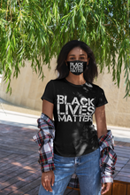 Load image into Gallery viewer, BLACK LIVES MATTER Adult Fitted Face Mask